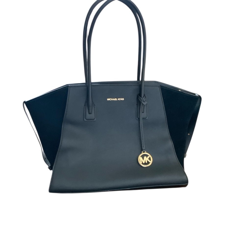 Michael Kors Black and Gold Tote Bag - Picture 2 of 5